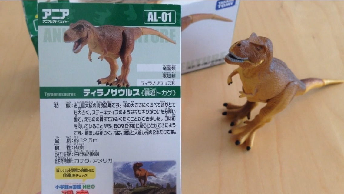 アニアの恐竜シリーズ ティラノサウルスの紹介 なーちゃんねる日記